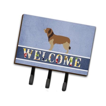 Carolines Treasures Catalan Sheepdog Welcome Leash or Key Holder BB8295TH68